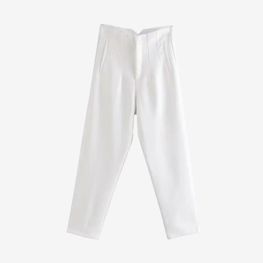 Pantalón de sastrería de cintura alta