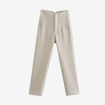 Pantalón de sastrería de cintura alta
