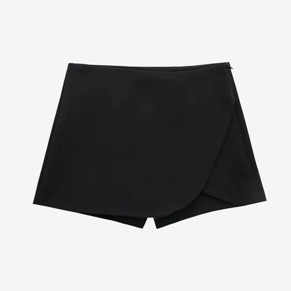 Falda pantalón de cintura alta