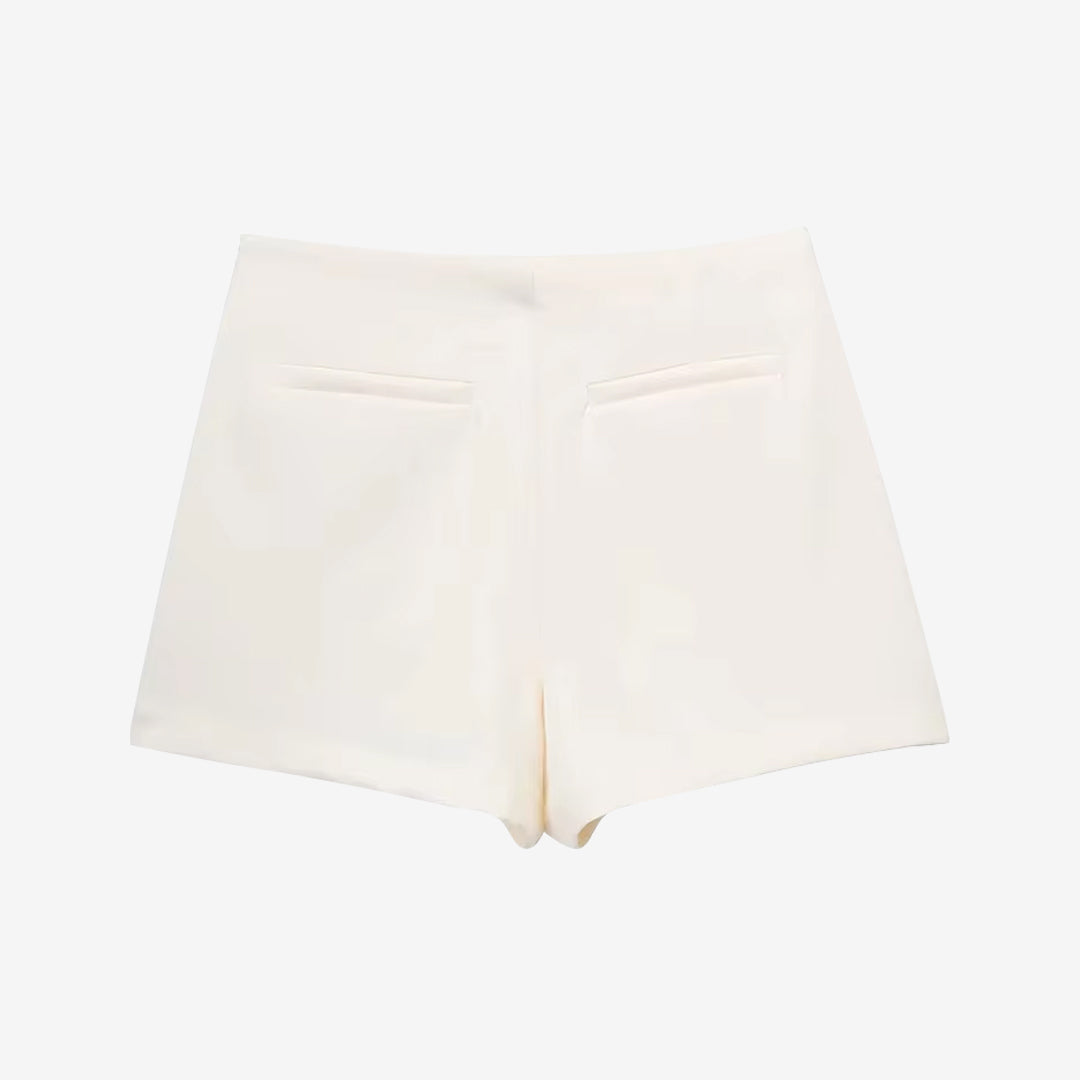 Falda pantalón de cintura alta