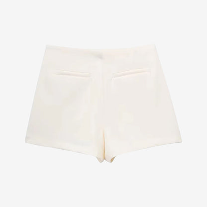 Falda pantalón de cintura alta