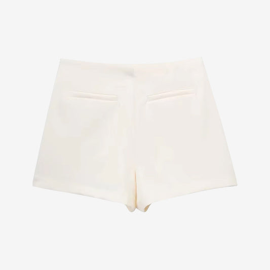 Falda pantalón de cintura alta