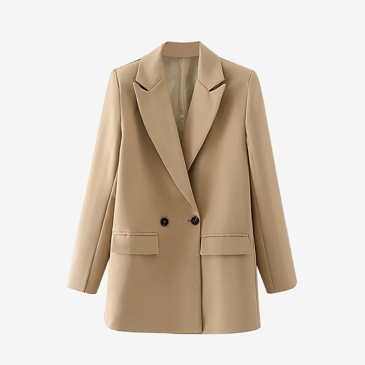 Blazer vintage para mujer con doble botón