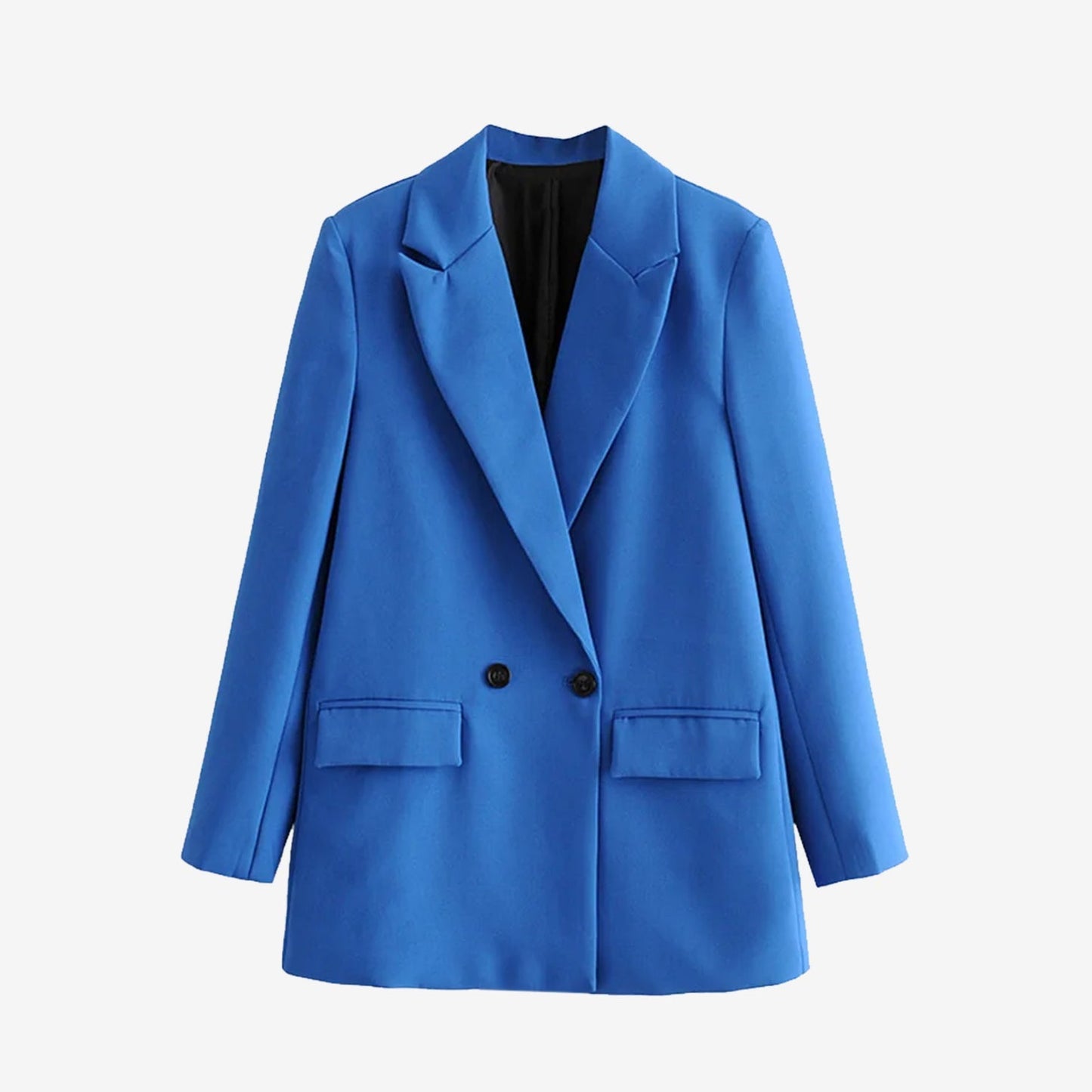 Blazer vintage para mujer con doble botón