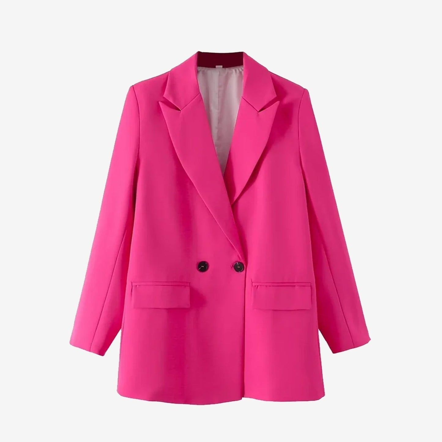 Blazer vintage para mujer con doble botón